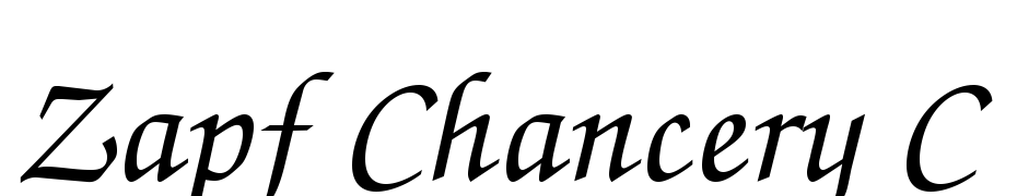 Zapf Chancery C Yazı tipi ücretsiz indir